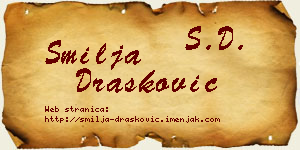 Smilja Drašković vizit kartica